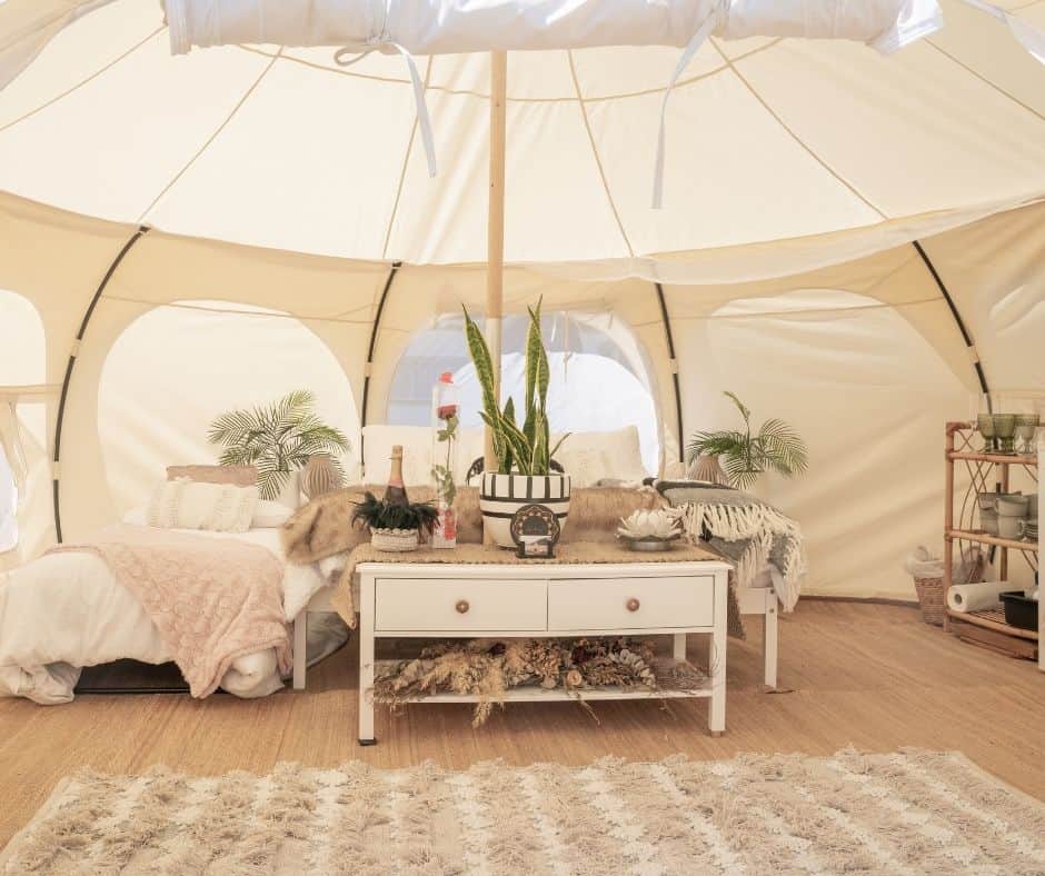 How To Decorate A Camping Tent?