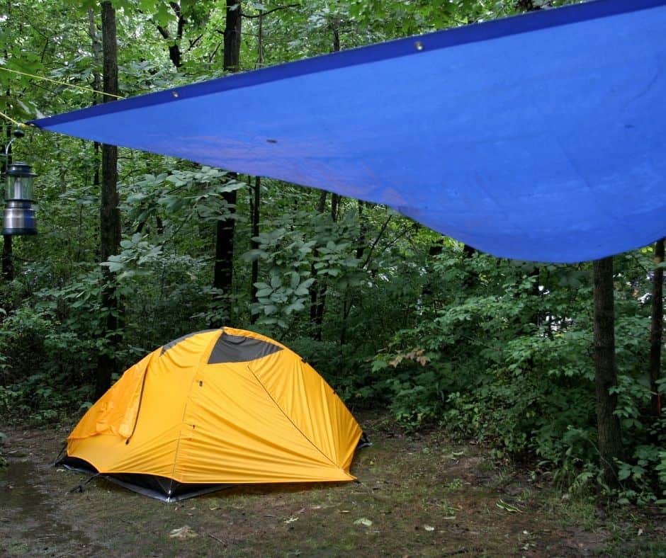 How To Set Up Tarp Over Tent?